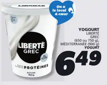 IGA LIBERTÉ GREC YOGURT offer