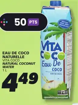 IGA VITA COCO NATURAL COCONUT WATER offer