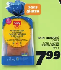 IGA SCHÄR SANS GLUTEN SLICED BREAD offer