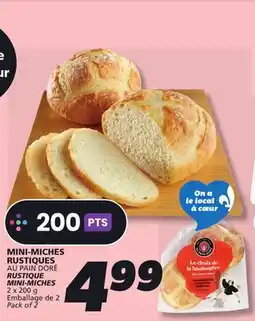 IGA AU PAIN DORÉ RUSTIQUE MINI-MICHES offer