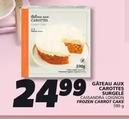 IGA CASSANDRA LOIGNON FROZEN CARROT CAKE offer
