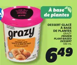 IGA GRAZY FROZEN PLANT-BASED DESSERT offer