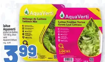Metro LAITUE AQUAVERTI | AQUAVERTI LETTUCE offer