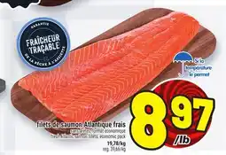 Metro FILETS DE SAUMON ATLANTIQUE FRAIS | FRESH ATLANTIC SALMON FILLETS offer