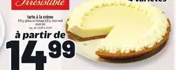 Metro TARTE À LA CRÈME IRRESISTIBLE | IRRESISTIBLE CREAM PIE offer