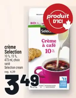 Metro CRÈME SELECTION | SELECTION CREAM offer