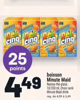 Metro BOISSON MINUTE MAID | MINUTE MAID DRINK offer