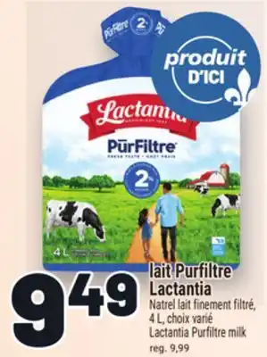 Metro LAIT PURFILTRE LACTANTIA | LACTANTIA PURFILTRE MILK offer