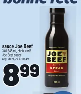 Metro SAUCE JOE BEEF | JOE BEEF SAUCE offer