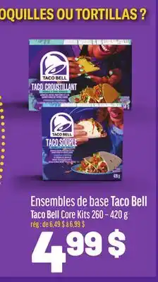 Metro ENSEMBLES DE BASE TACO BELL | TACO BELL CORE KITS offer