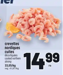 Metro CREVETTES NORDIQUES CUITES | COOKED NORTHERN SHRIMP offer