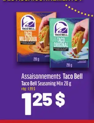 Metro ASSAISONNEMENTS TACO BELL | TACO BELL SEASONING MIX offer