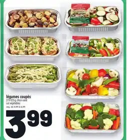 Metro LÉGUMES COUPÉS | CUT VEGETABLES offer