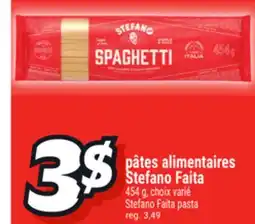 Metro PÂTES ALIMENTAIRES STEFANO FAITA | STEFANO FAITA PASTA offer