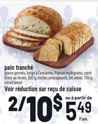 Metro PAIN TRANCHÉ | SLICED BREAD offer