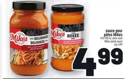 Metro SAUCE POUR PÂTES MIKES | MIKES PASTA SAUCE offer