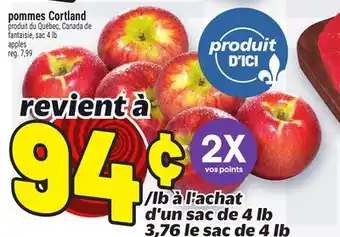 Metro POMMES CORTLAND | APPLES offer