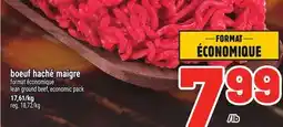 Metro BOEUF HACHÉ MAIGRE | LEAN GROUND BEEF offer