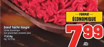 Metro BOEUF HACHÉ MAIGRE | LEAN GROUND BEEF offer