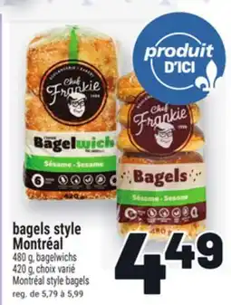 Metro BAGELS STYLE MONTRÉAL | MONTRÉAL STYLE BAGELS offer