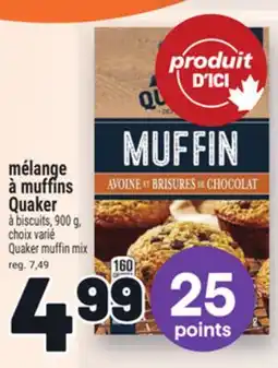 Metro MÉLANGE À MUFFINS QUAKER | QUAKER MUFFIN MIX offer