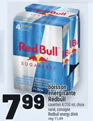 Metro BOISSON ÉNERGISANTE REDBULL | REDBULL ENERGY DRINK offer