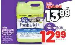 Metro LITIÈRE AGGLOMÉRANTE FRESH & LIGHT CAT'S PRIDE | CAT'S PRIDE FRESH & LIGHT DUMPING LITER offer