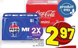 Metro COKE, PEPSI CANETTES | SOFT DRINK offer