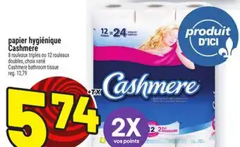Metro PAPIER HYGIÉNIQUE CASHMERE | CASHMERE BATHROOM TISSUE offer