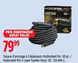 Canadian Tire Hydrosteel Pro 3-Layer Garden Hose, 50´ offer