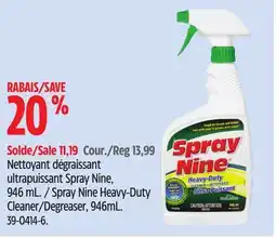 Canadian Tire Spray Nine Heavy-Duty Cleaner/Degreaser, 946mL offer