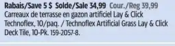 Canadian Tire Technoflex Artificial Lay & Click Technoflex offer
