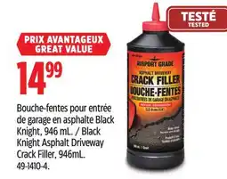 Canadian Tire Black Knight Asphalt Driveway Crack Filler offer