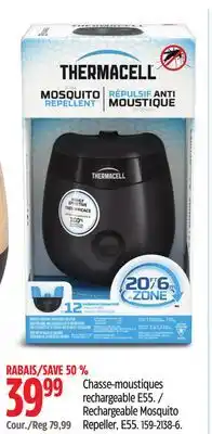 Canadian Tire Thermacell Rechargeable Mosquito Repeller, E55 offer