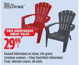 Canadian Tire King-Sized Resin Adirondack Chair offer