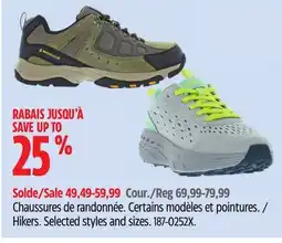 Canadian Tire Woods Hikers offer
