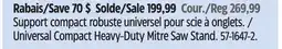 Canadian Tire DEWALT Universal Compact Heavy-Duty Mitre Saw Stand offer