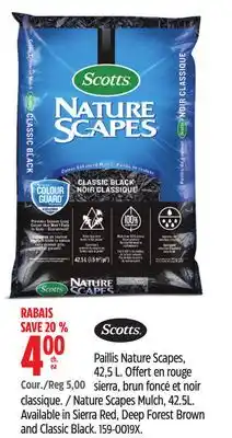 Canadian Tire Scotts Nature Scapes Mulch, 42.5L offer