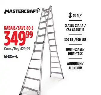 Canadian Tire Mastercraft CSA GRADE 1A MULTI-TASK ALUMINUM offer