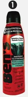 Canadian Tire Ben's Adventure Insect Repellent, Picaridin Spray offer