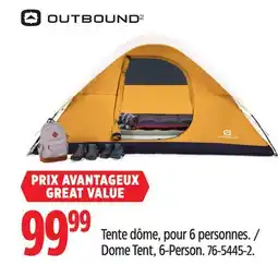 Canadian Tire Outbound Dome Tent, 6-Person offer