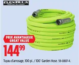Canadian Tire Flexzilla 100´ Garden Hose offer