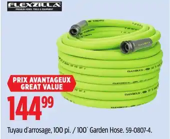 Canadian Tire Flexzilla 100´ Garden Hose offer