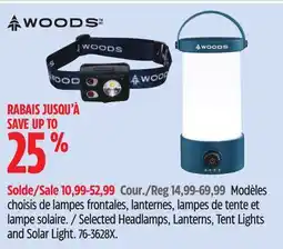 Canadian Tire Selected Headlamps, Lanterns, Tent Lights and Solar Light offer