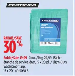 Canadian Tire Light-Duty Waterproof Tar offer