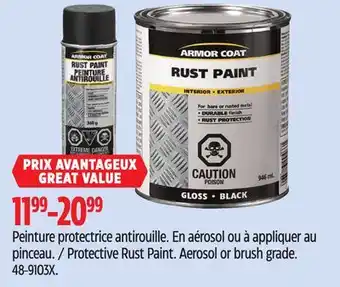 Canadian Tire Armor Coat Protective Rust Paint offer