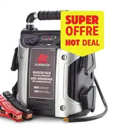 Canadian Tire Motomaster Eliminator 1000A Booster Pack with Air Compressor offer