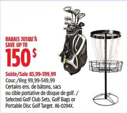 Canadian Tire Powerbilt Selected Golf Club Sets offer