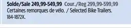 Canadian Tire Raleigh Bike Trailers offer