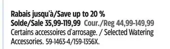Canadian Tire Selected Watering Accessories offer